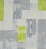 Oil painting,citron, white, grey, modern, art, abstract, Richard Nielsen, original, chartreuse