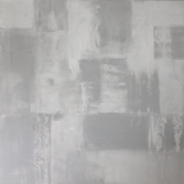 Oil painting, white, grey, modern, art, abstract, decorative, Richard Nielsen, original,