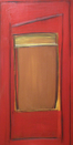 Oil painting, red, black, modern, art, abstract, yellow, sunrise, Richard Nielsen,